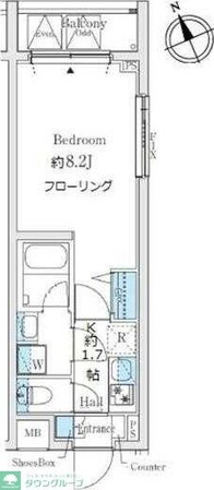 クレアポルテ川口元郷の物件間取画像